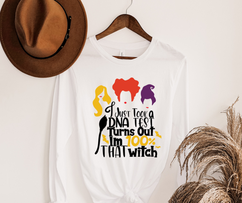 100% That Witch, Unisex Jersey Long Sleeve Tee