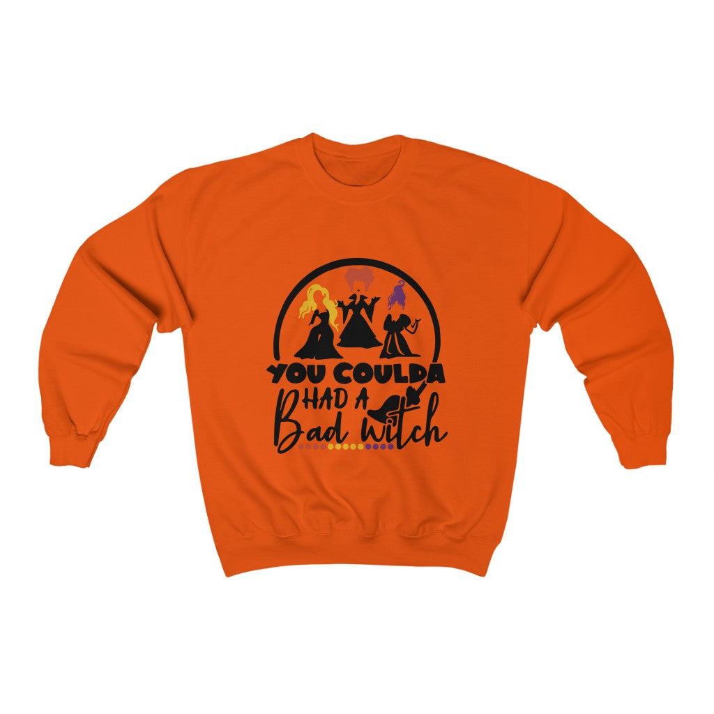 You Coulda Had A Bad Witch, Unisex Heavy Blend™ Crewneck Sweatshirt