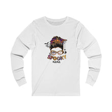 Load image into Gallery viewer, Spooky Mom, Unisex Jersey Long Sleeve Tee