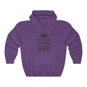 Will Trade Candy For Wine, Unisex Heavy Blend™ Hooded Sweatshirt