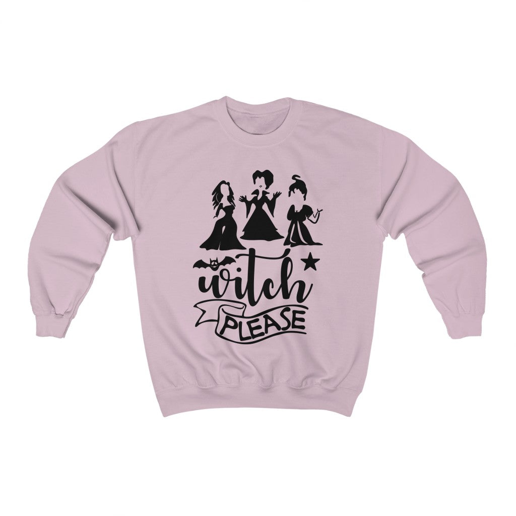 Witch Please, Unisex Heavy Blend™ Crewneck Sweatshirt