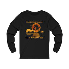 Load image into Gallery viewer, On A Dark Desert Highway, Unisex Jersey Long Sleeve Tee