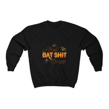 Load image into Gallery viewer, Almost Bat Sh*t Crazy, Unisex Heavy Blend™ Crewneck Sweatshirt