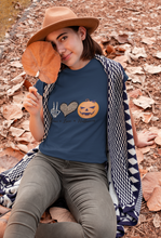 Load image into Gallery viewer, Peace Love and Halloween, Unisex Jersey Long Sleeve Tee